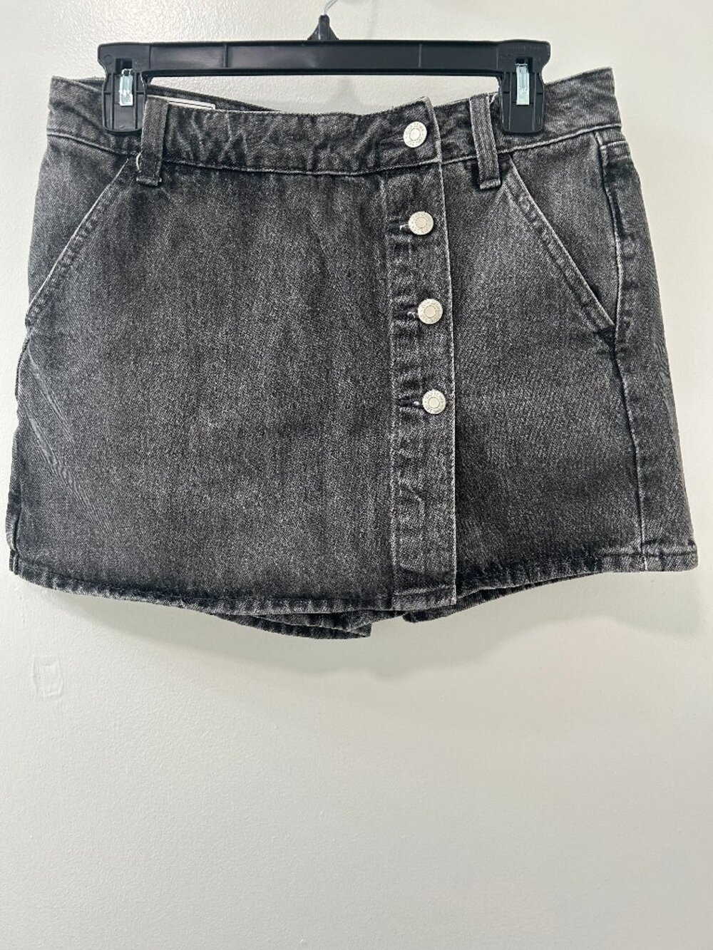 GAP Washed Black Denim Mini Skort